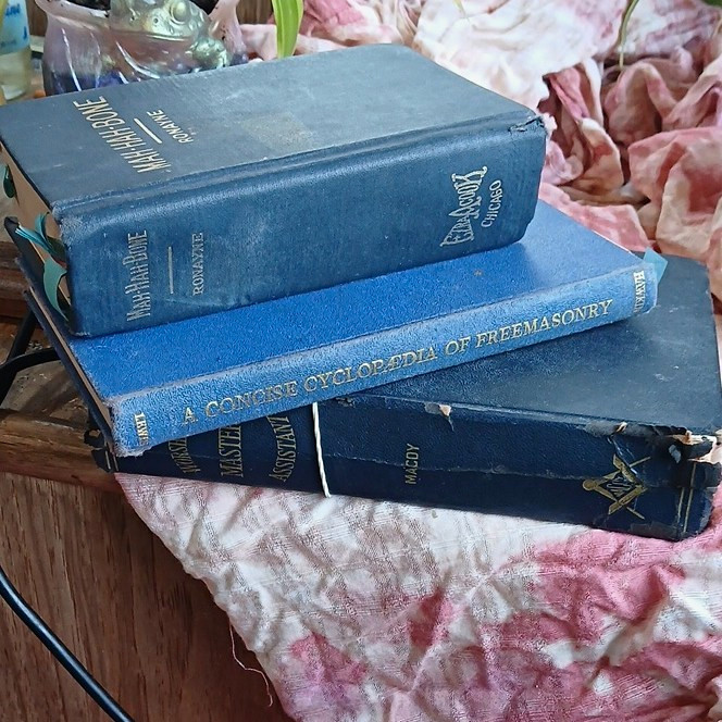 Vintage Freemasonry book lot Masonic Macoy Cyclopedia Ronayne 1956 1959 1969