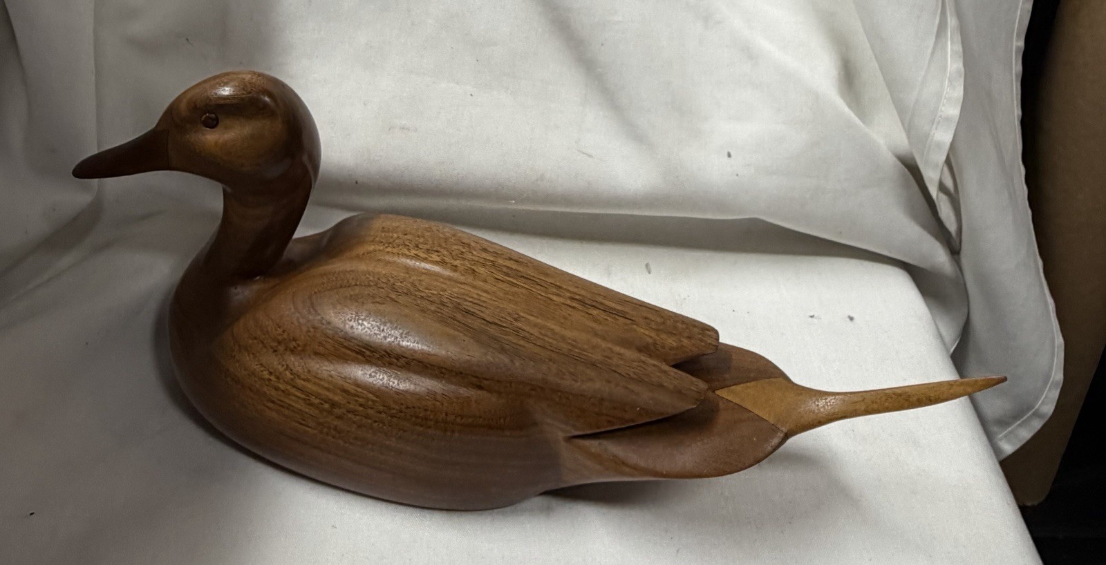 Rare R. Stennett Pintail, Wood Carved Duck Sculpture.excellent Rare R. Stennett Pintail, Wood Carved Duck Sculpture.excellent