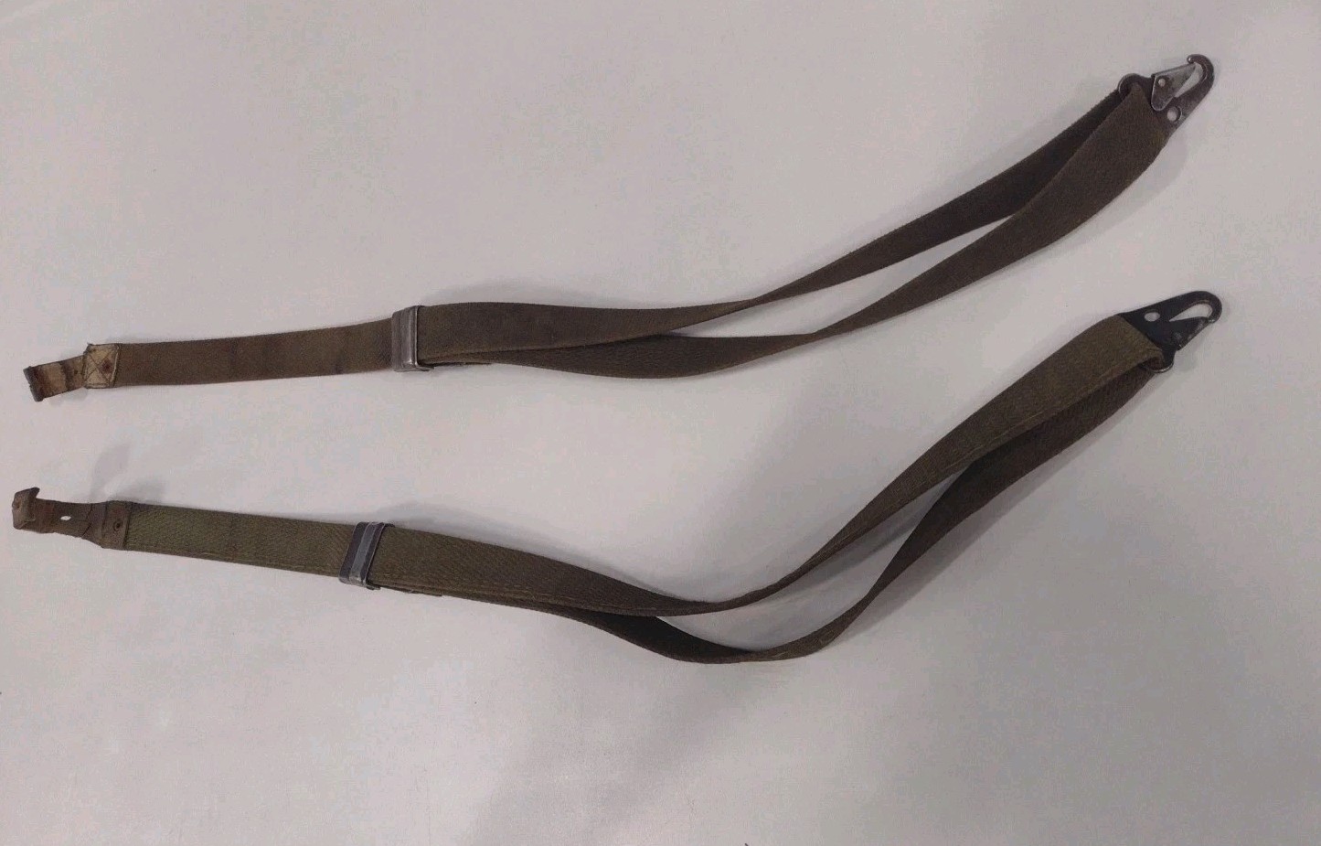 2 Rare Original German Cold War Military Rifle Sling Post WWII 2 Vintage Patina 2 Rare Original German Cold War Military Rifle Sling Post WWII 2 Vintage Patina