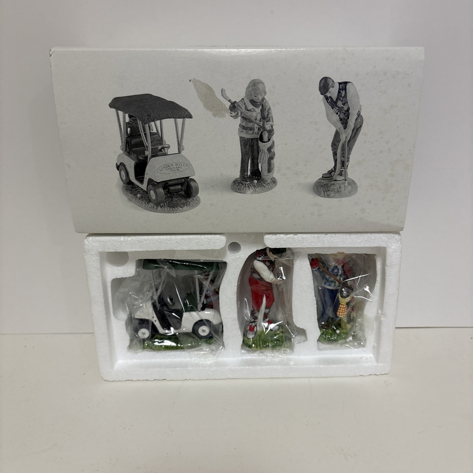 Department 56 Snow Village “First Round of the Year” Golf Figures Retired Set 3 Department 56 Snow Village “First Round of the Year” Golf Figures Retired Set 3