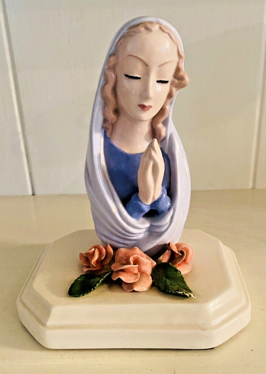 Vintage Virgin Mary Figurine 6\