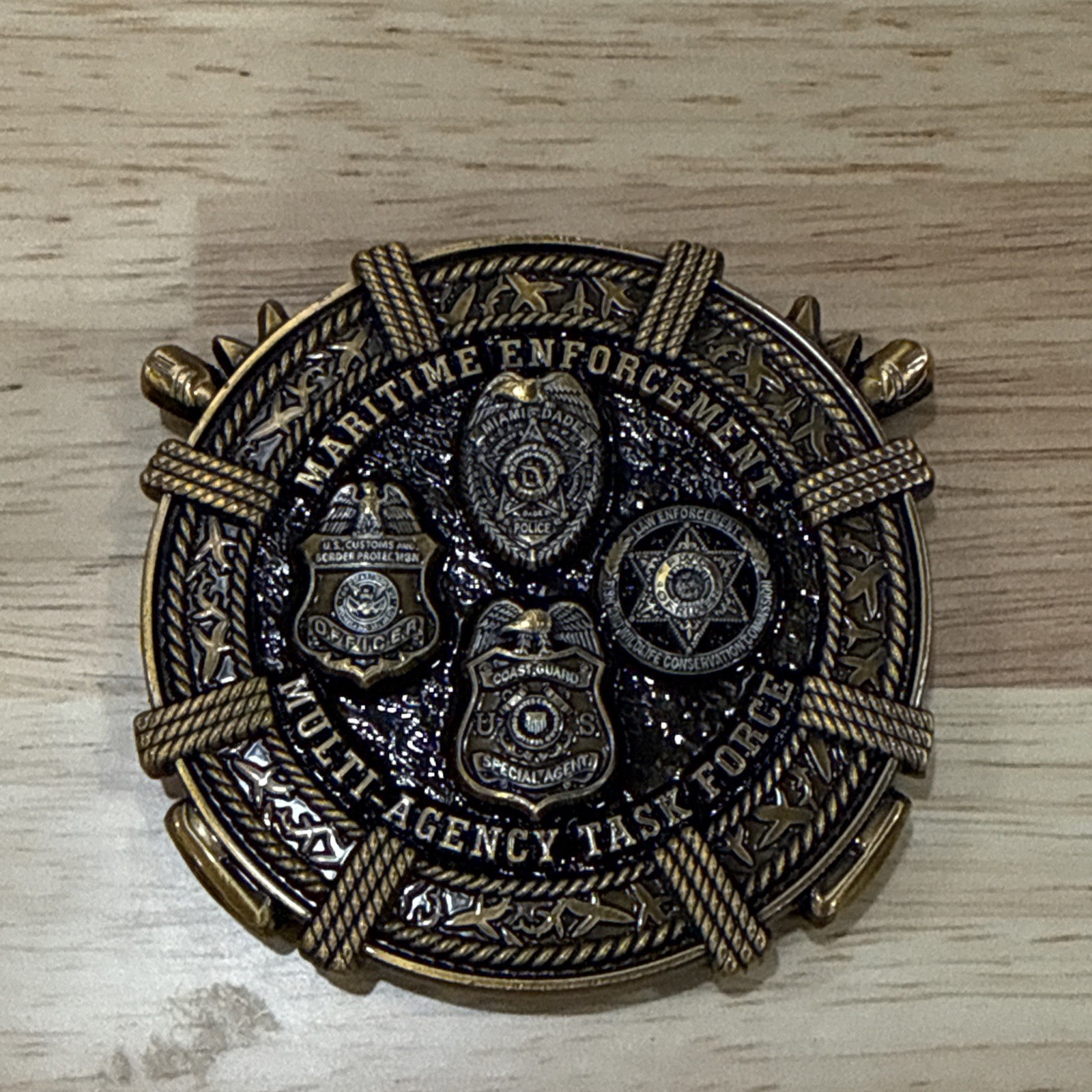 Maritime Enforcement Multi Agency Task Force Challenge Coin Maritime Enforcement Multi Agency Task Force Challenge Coin