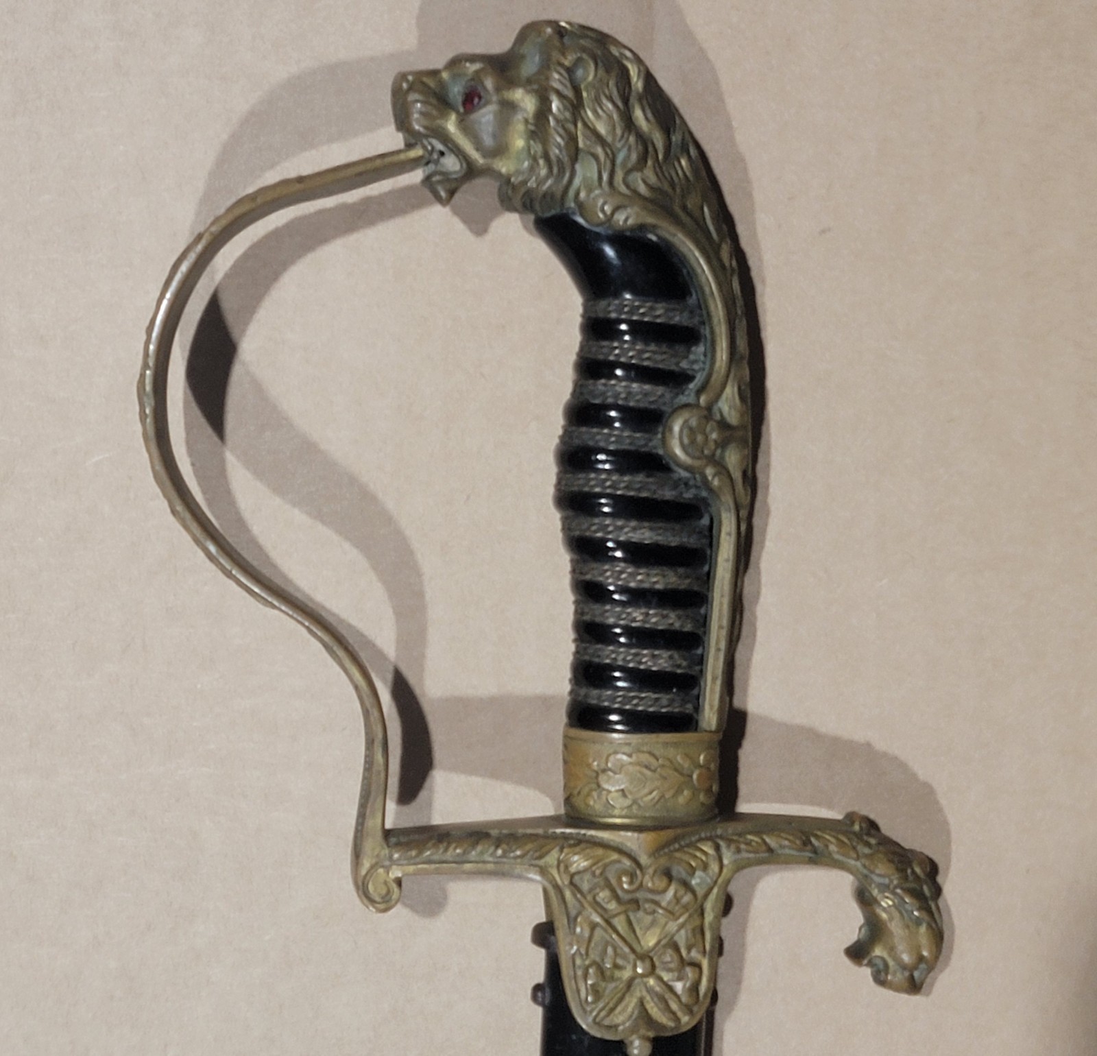 Imperial German Lion's Head Officer's Sword Imperial German Lion's Head Officer's Sword