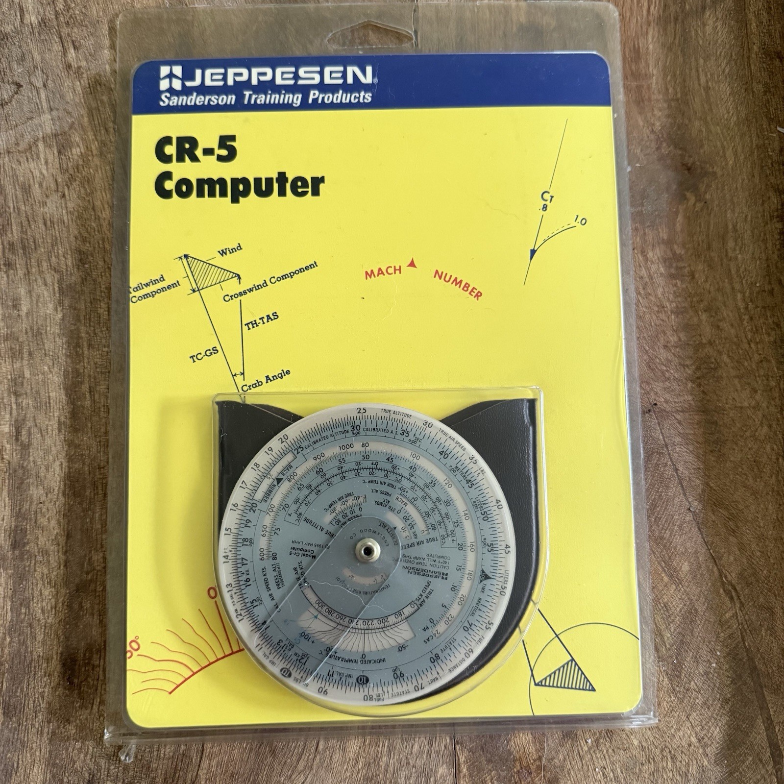 Jeppesen Sanderson CR-5 Computer New with Manual Aviation Pilot Jeppesen Sanderson CR-5 Computer New with Manual Aviation Pilot