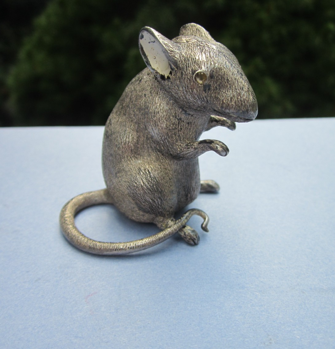 Collectible Buccellati 800 Silver Mouse Collectible Buccellati 800 Silver Mouse