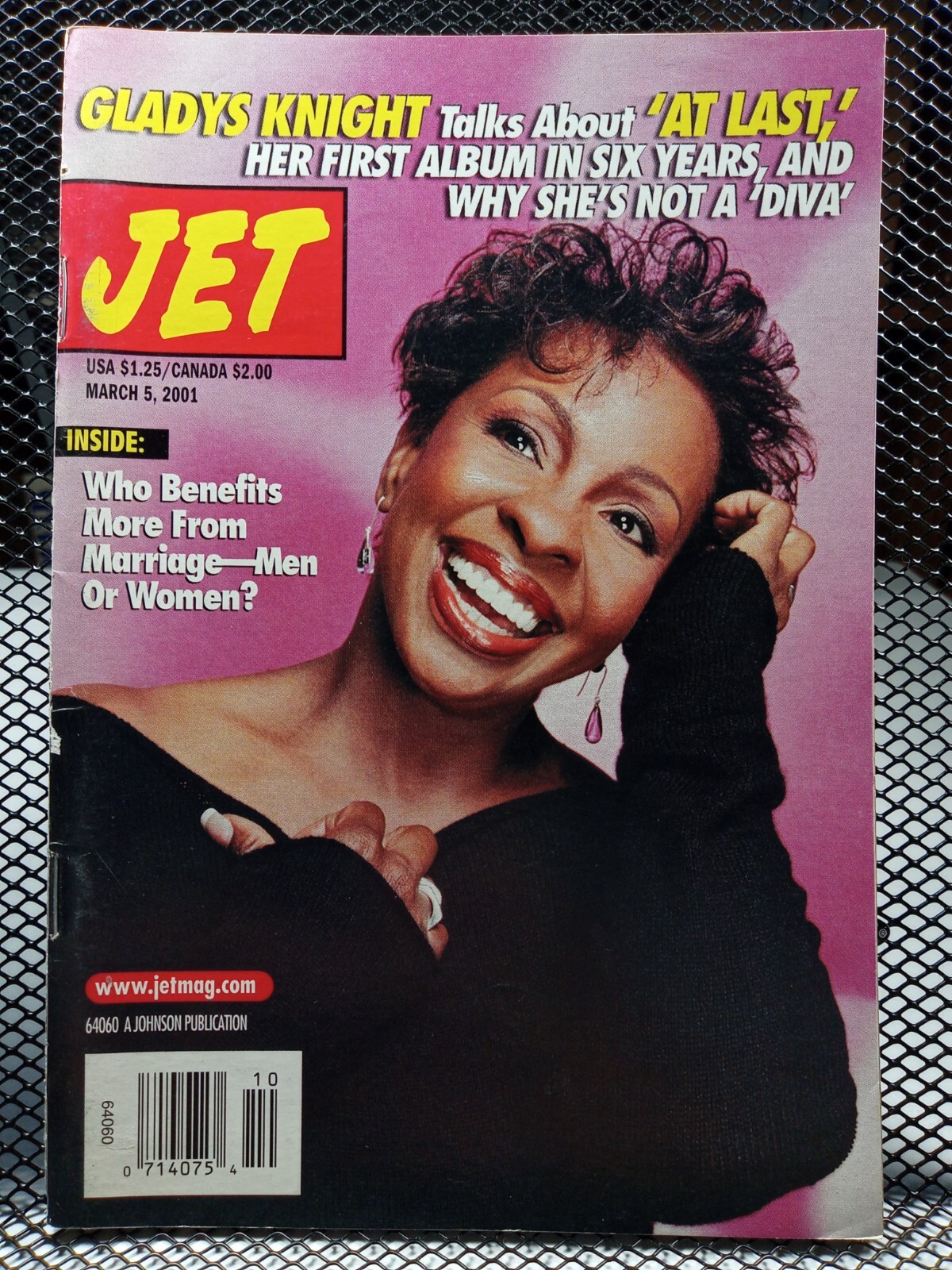GLADYS Knight Marriage Benefits Racial Black Americana Jet Magazine March 5 2001 GLADYS Knight Marriage Benefits Racial Black Americana Jet Magazine March 5 2001