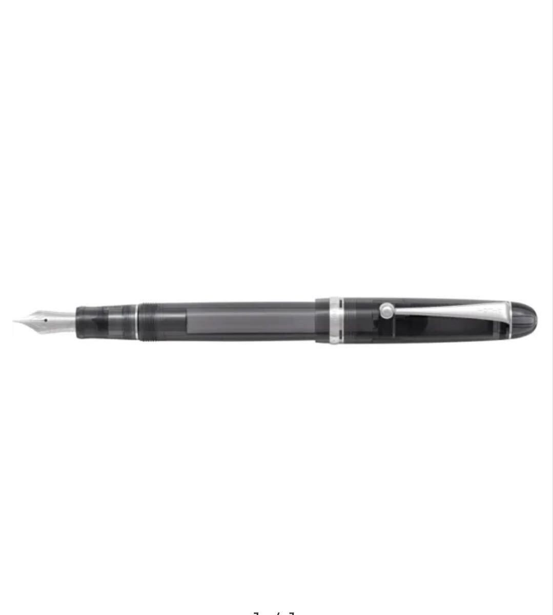 Mint PILOT Custom 74 Transparent Black 14K M Nib Fountain Pen Japan