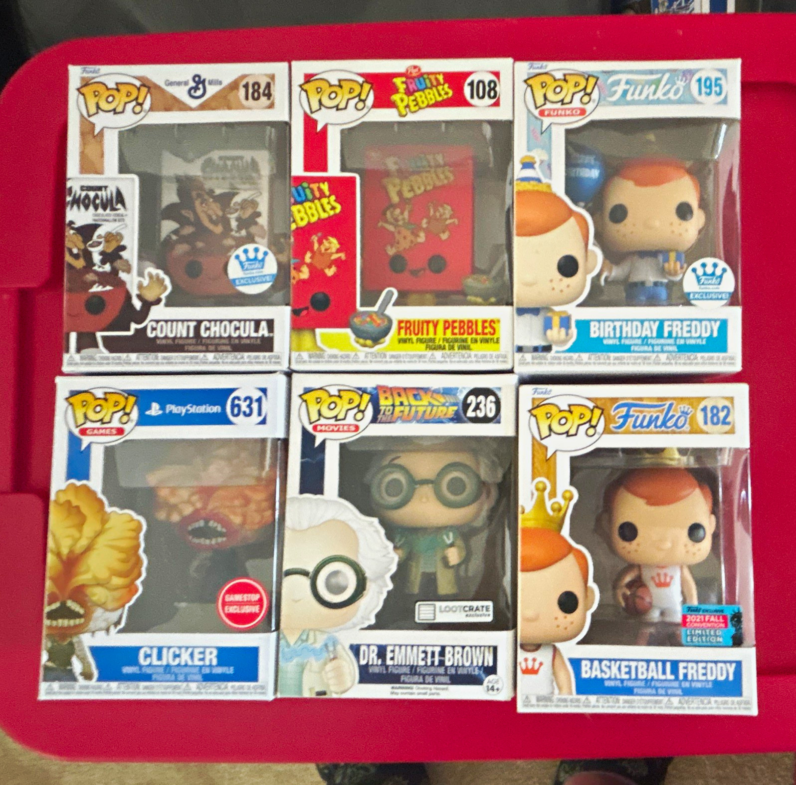 Funko Pop Vinyl 6-Pack Boxed/Unopened Lot Clicker Count Chocula + More Funko Pop Vinyl 6-Pack Boxed/Unopened Lot Clicker Count Chocula + More