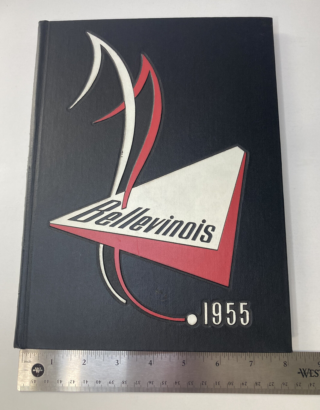 VINTAGE 1955 Yearbook Belleville Township High School Illinois IL 8x11x.5" VINTAGE 1955 Yearbook Belleville Township High School Illinois IL 8x11x.5"