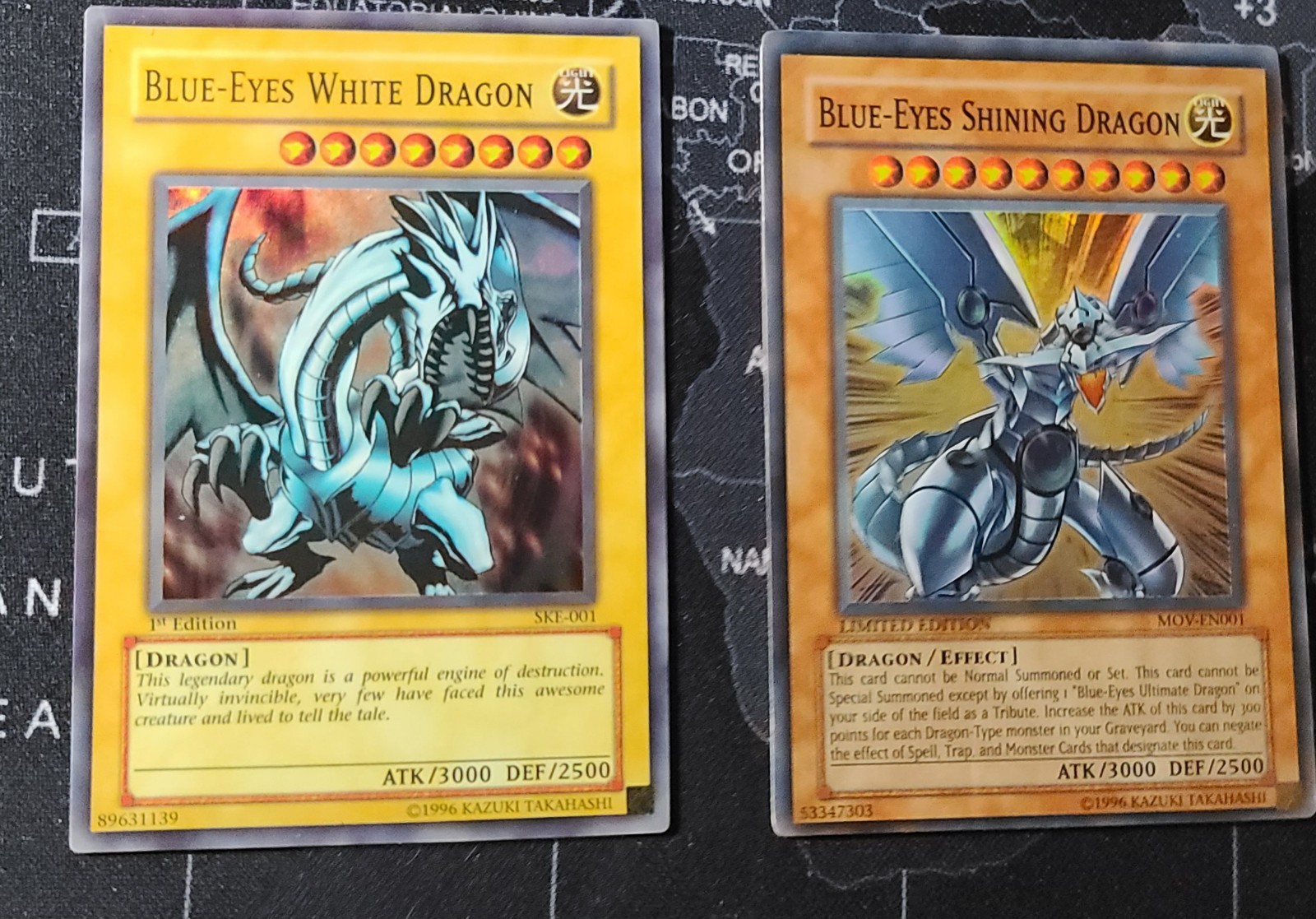 Yu-Gi-Oh Dragon Duo: 1st Ed Blue-Eyes White Dragon & Blue-Eyes Shining Dragon Yu-Gi-Oh Dragon Duo: 1st Ed Blue-Eyes White Dragon & Blue-Eyes Shining Dragon