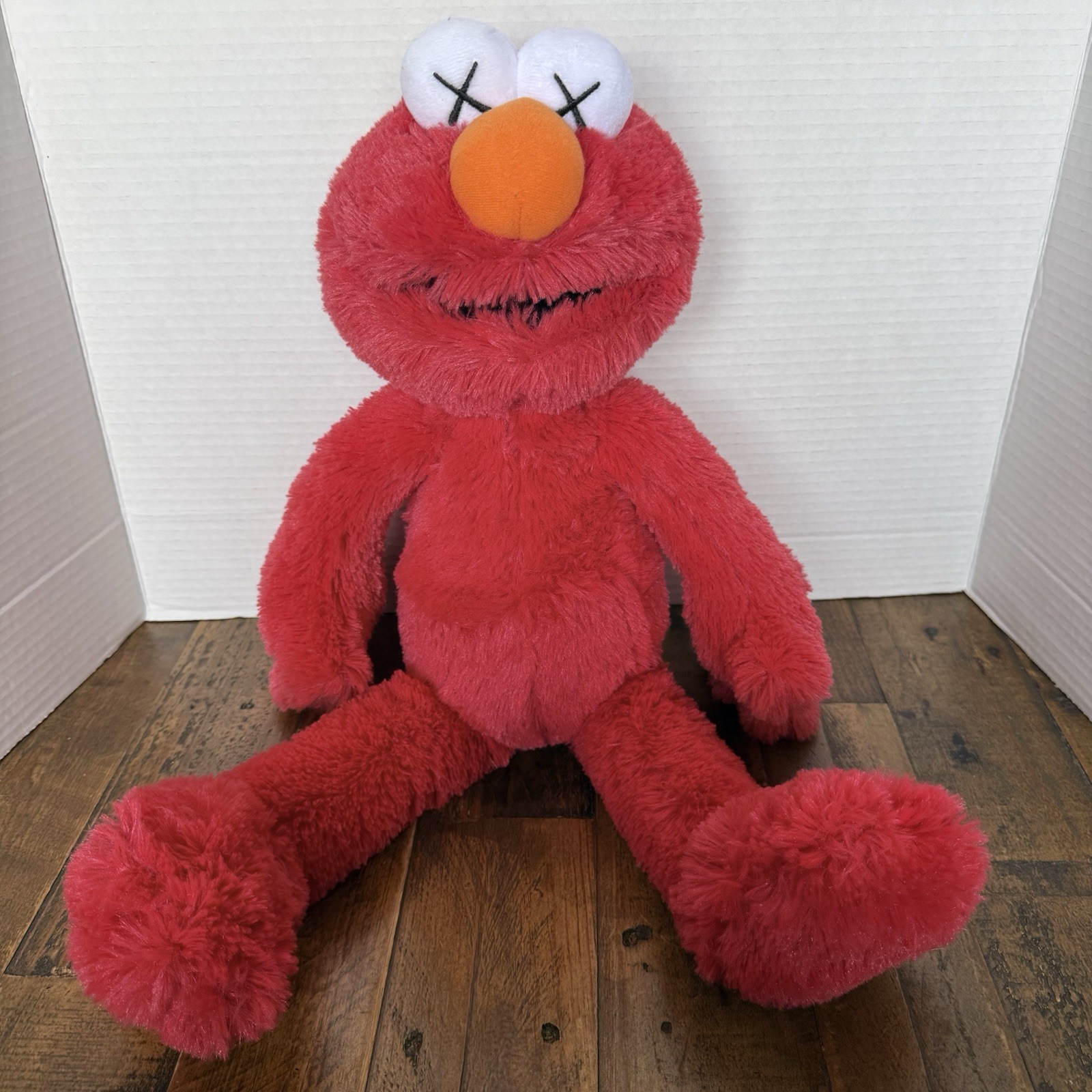Kaws X Uniqlo Sesame Street Elmo 20” Red Plush Stuffed Toy Kaws X Uniqlo Sesame Street Elmo 20” Red Plush Stuffed Toy