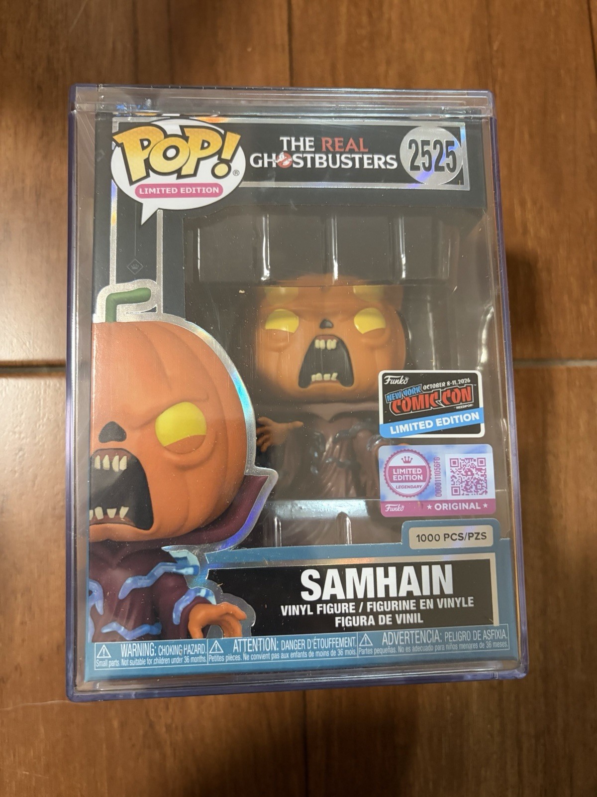 NYCC 2026 OFFICIAL FUNKO POP THE REAL GHOSTBUSTERS SAMHAIN LE 1000 Con Sticker NYCC 2026 OFFICIAL FUNKO POP THE REAL GHOSTBUSTERS SAMHAIN LE 1000 Con Sticker