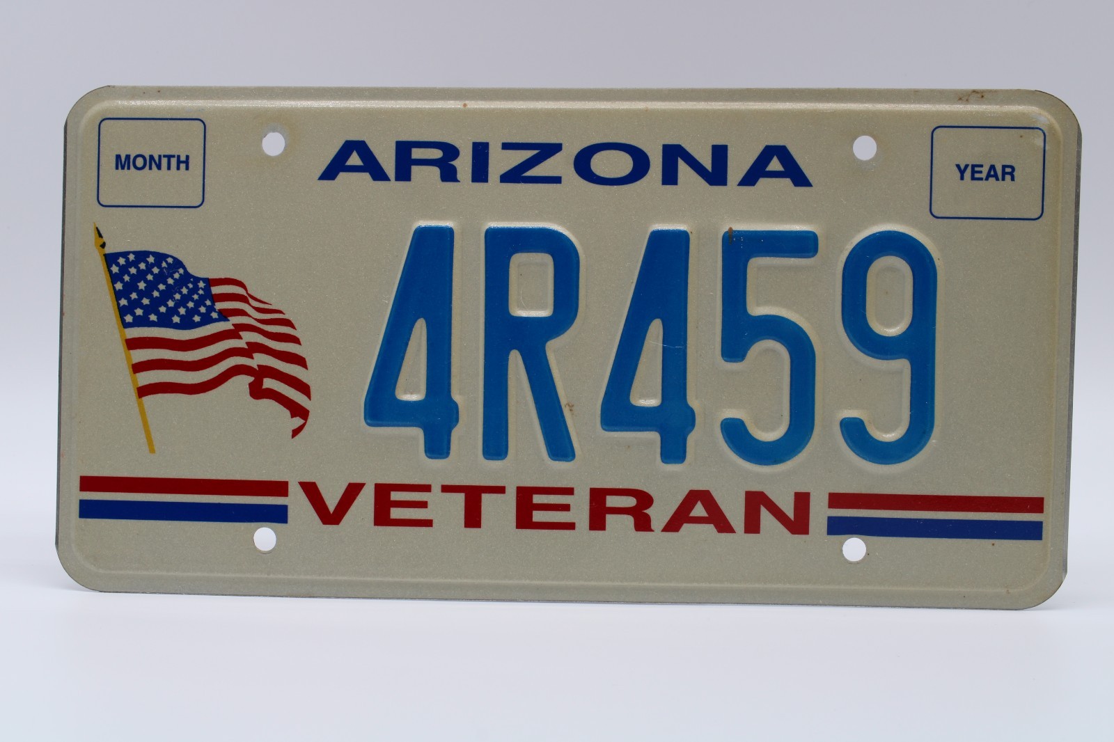 US - ARIZONA - VETERAN series license plate - very nice original 4R459 US - ARIZONA - VETERAN series license plate - very nice original 4R459