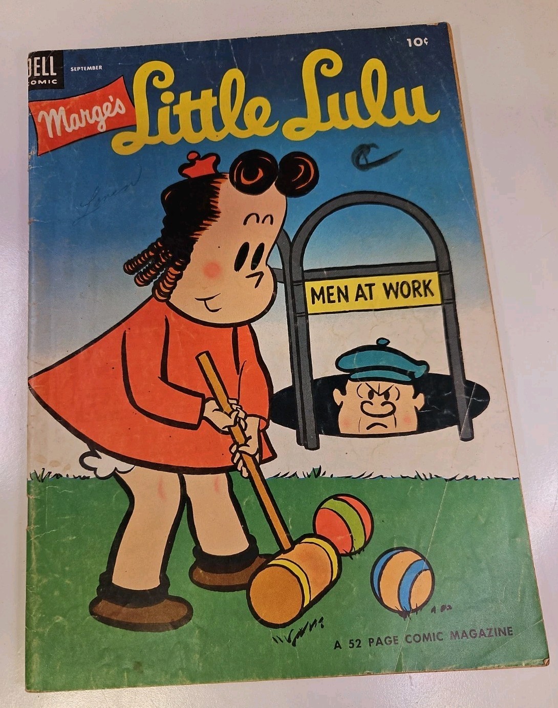 Marge's Little Lulu #63 (1953, Dell Comics) 1st Appearance Of Chubby Tea Party Marge's Little Lulu #63 (1953, Dell Comics) 1st Appearance Of Chubby Tea Party