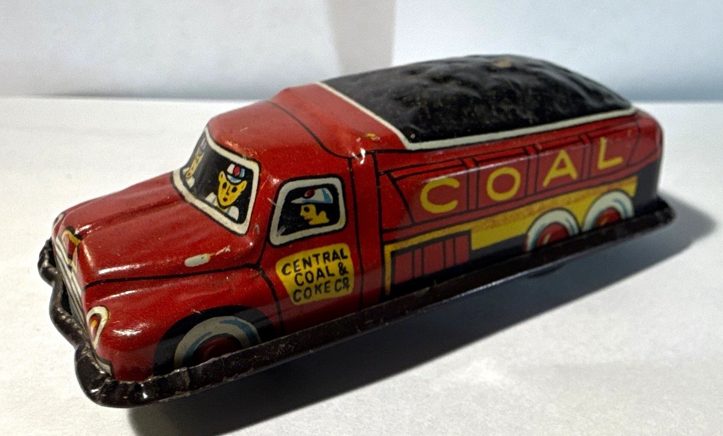 1950’s Vintage Central Coal & Coke Co. Tin Friction lithograph Toy Truck Rare 1950’s Vintage Central Coal & Coke Co. Tin Friction lithograph Toy Truck Rare