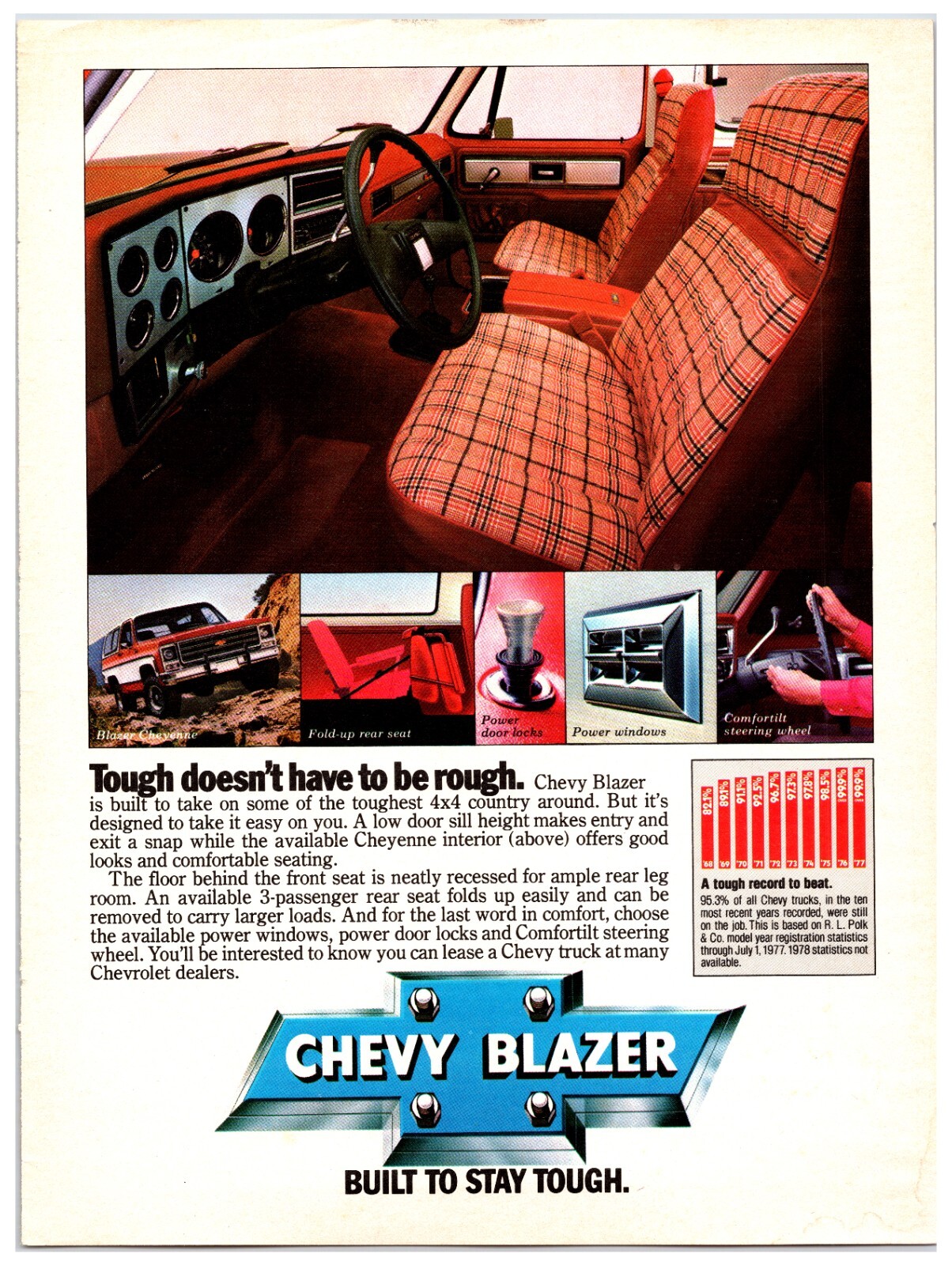 Original 1979 Chevy Blazer Trucks - Original Print Advertisement (8x11) Original 1979 Chevy Blazer Trucks - Original Print Advertisement (8x11)
