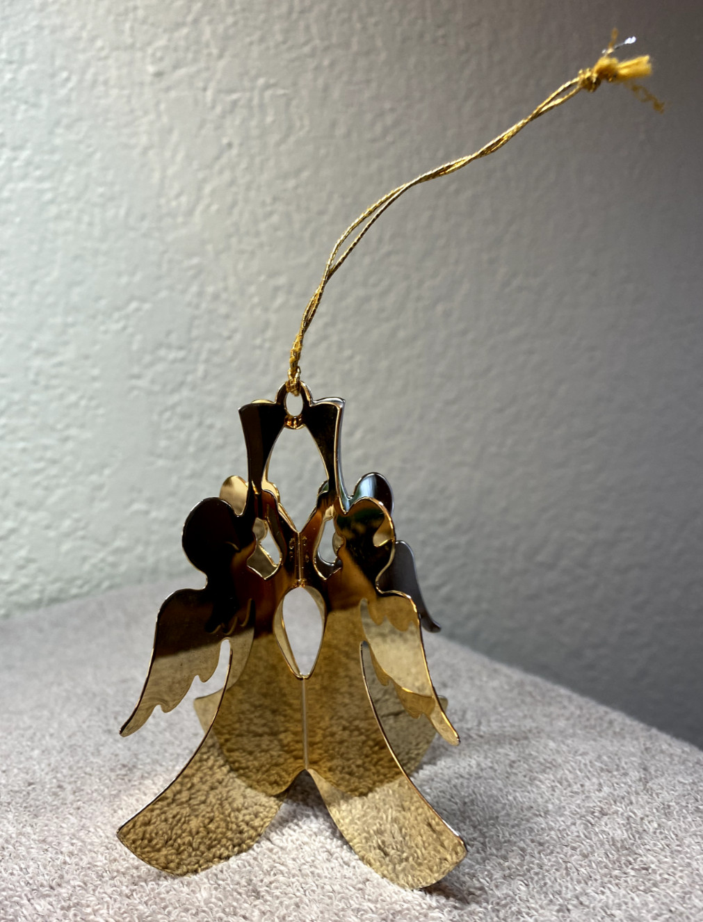 1997 Danbury Mint Trumpeting Angels Limited Edition Ornament Gold Plated 1997 Danbury Mint Trumpeting Angels Limited Edition Ornament Gold Plated