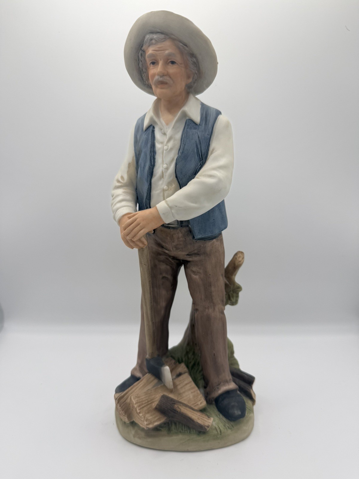 Vintage 10" HOMCO #8829 Old Farm Figurines Laundry, Firewood, Chores Vintage 10" HOMCO #8829 Old Farm Figurines Laundry, Firewood, Chores