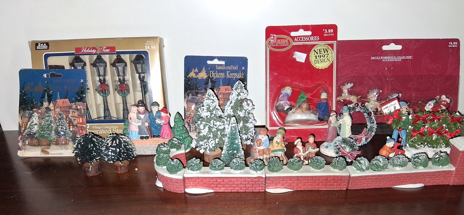Christmas Village Accessories Lot Lemax, and Miscellaneous Christmas Village Accessories Lot Lemax, and Miscellaneous