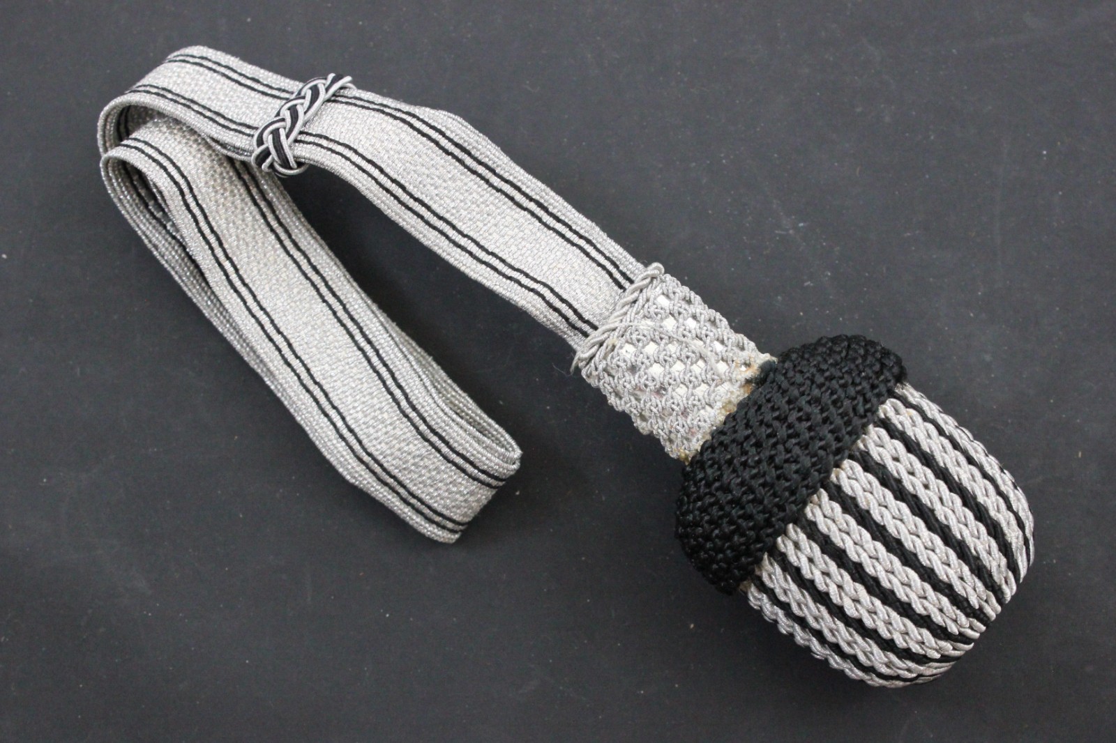 German WWII Waffen-SS NCO Sword Knot Portepee Silver Bullion German WWII Waffen-SS NCO Sword Knot Portepee Silver Bullion