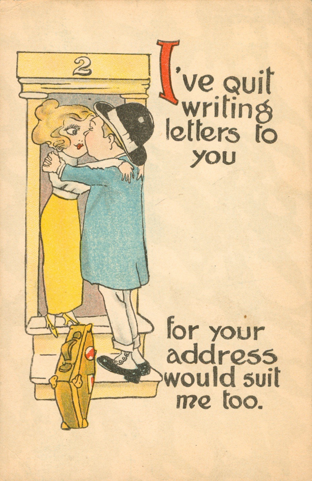 Humorous Postcard Antique 1916 All Shipping Combined N Humorous Postcard Antique 1916 All Shipping Combined N