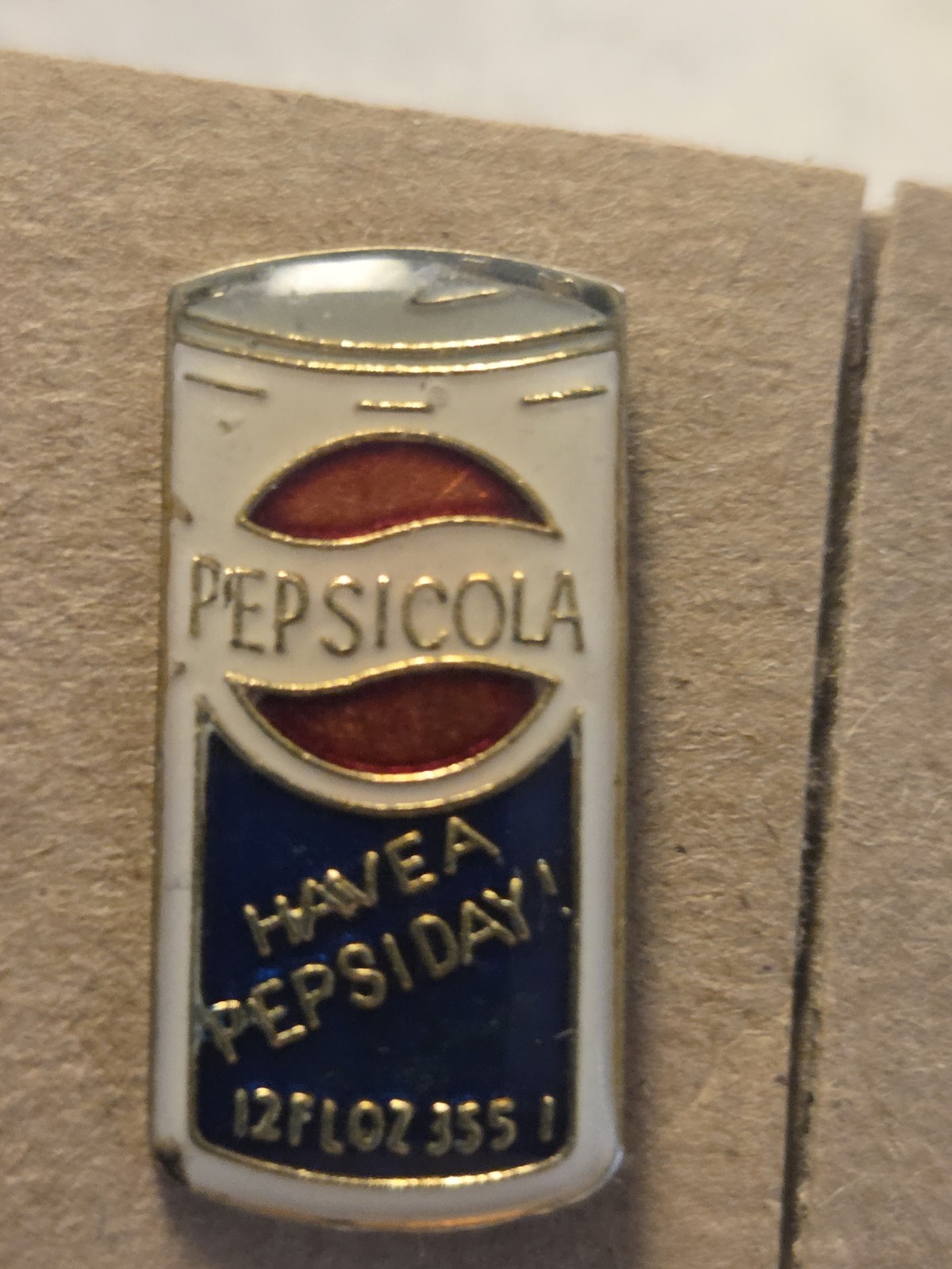 Vintage 1970s Pepsi Can Enamel Pin Have A Pepsi Day Soda Advertising Vintage 1970s Pepsi Can Enamel Pin Have A Pepsi Day Soda Advertising