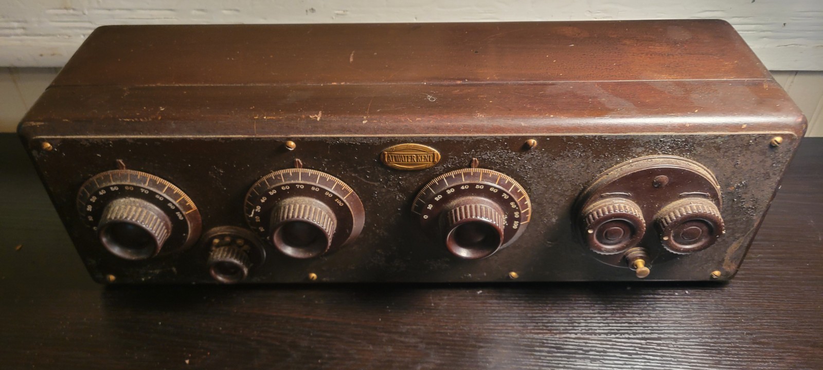 Antique Atwater Kent Receiving Set Model 20 ser#359004 Untested for Parts Repair Antique Atwater Kent Receiving Set Model 20 ser#359004 Untested for Parts Repair