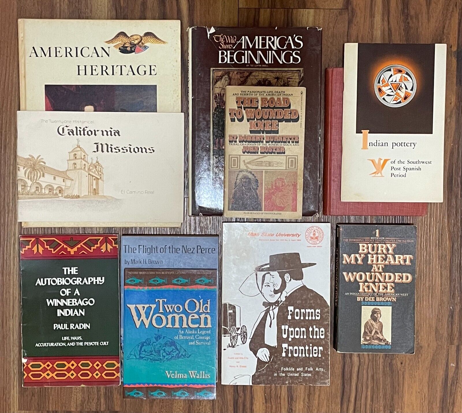WOW 11 NATIVE AMERICAN SUBJECT BOOKS-READ GOOD TITLES-NICE VALUE-LOT #1DDD