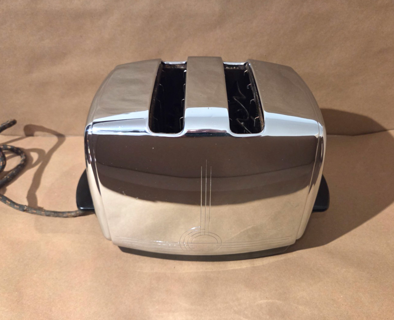 Vintage 1955 Sunbeam T-20B Radiant Control Chrome Toaster Tested Works Auto Vintage 1955 Sunbeam T-20B Radiant Control Chrome Toaster Tested Works Auto