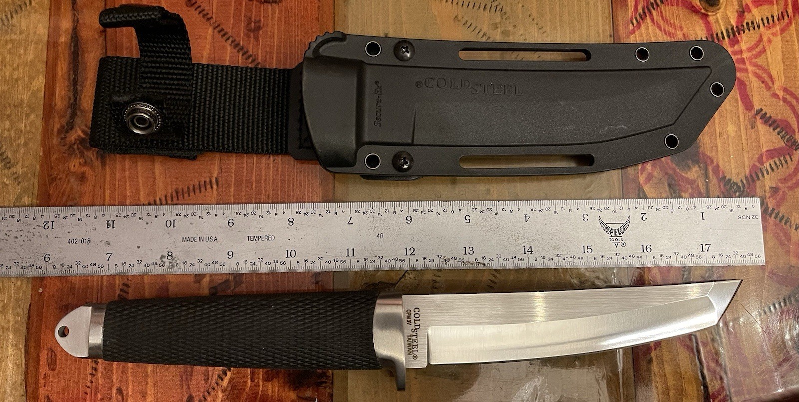 Cold Steel Master Tanto Fixed Knife 6" CPM-3V Carbon Steel Blade Black Handle Cold Steel Master Tanto Fixed Knife 6" CPM-3V Carbon Steel Blade Black Handle