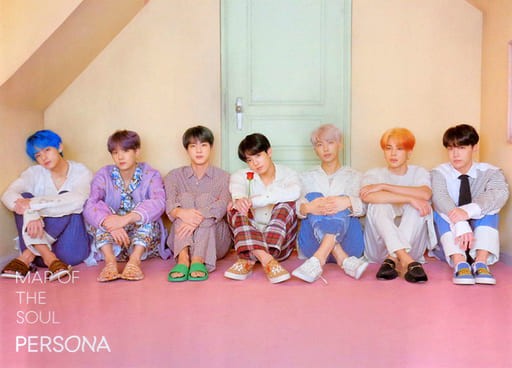 BTS Poster MAP OF THE SOUL : PERSONA Limited First Press Japan Used Japan BTS Poster MAP OF THE SOUL : PERSONA Limited First Press Japan Used Japan