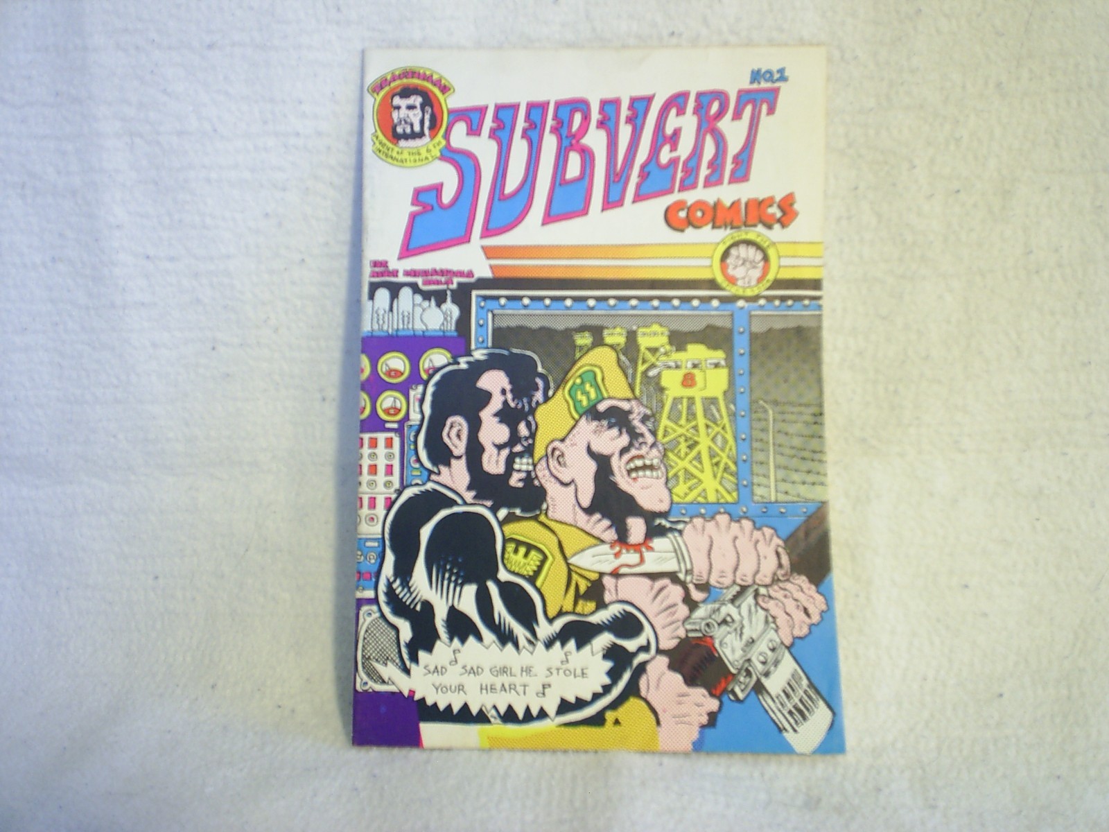 SUBVERT COMICS # 1 - 3RD PRINTING - 1970 - RIP OFF PRESS - SPAIN SUBVERT COMICS # 1 - 3RD PRINTING - 1970 - RIP OFF PRESS - SPAIN