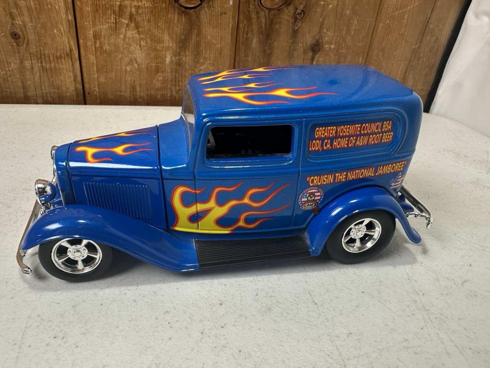 BSA Boy Scouts Jamboree Yosemite Lodi  1932 Ford 1:24 Scale Die Cast Hot Rod