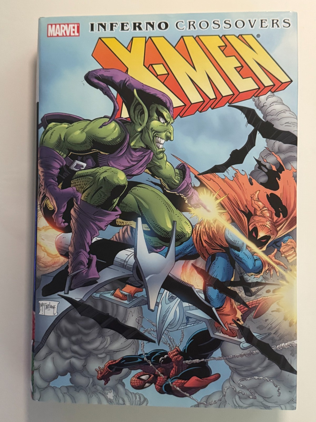 Marvel • X-Men: Inferno Crossovers Hardcover • 1st Print • Avengers • Spider-Man Marvel • X-Men: Inferno Crossovers Hardcover • 1st Print • Avengers • Spider-Man
