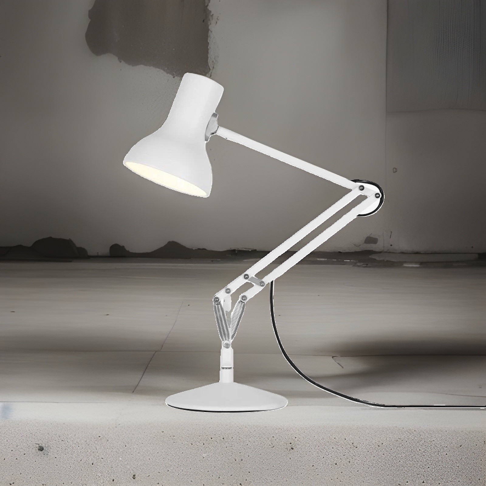 Anglepoise Type 75 Mini Alpine White Metal Desk Lamp