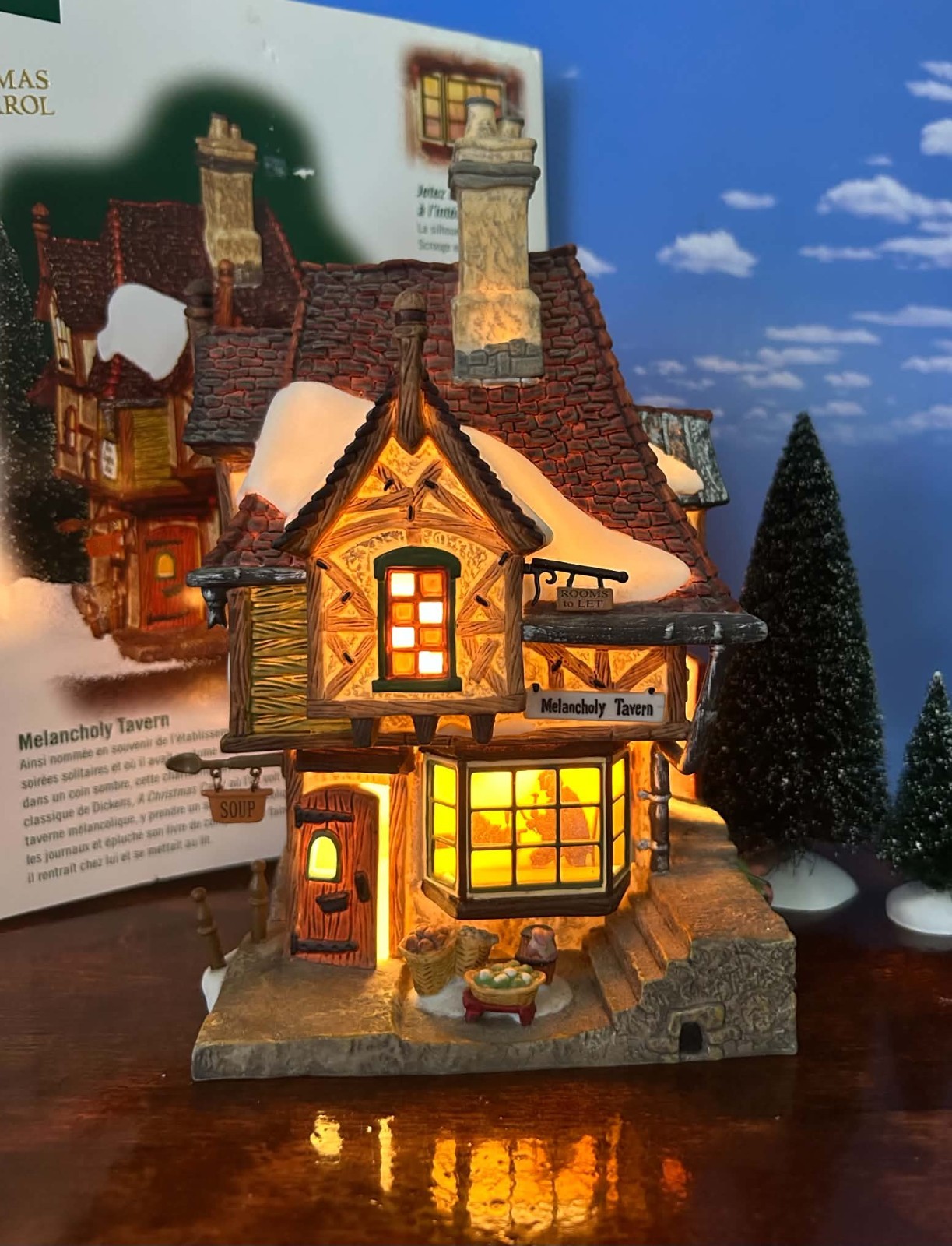 DEPT 56 Dickens MELANCHOLY TAVERN A Christmas Carol, Recent version, Rare, 3D DEPT 56 Dickens MELANCHOLY TAVERN A Christmas Carol, Recent version, Rare, 3D