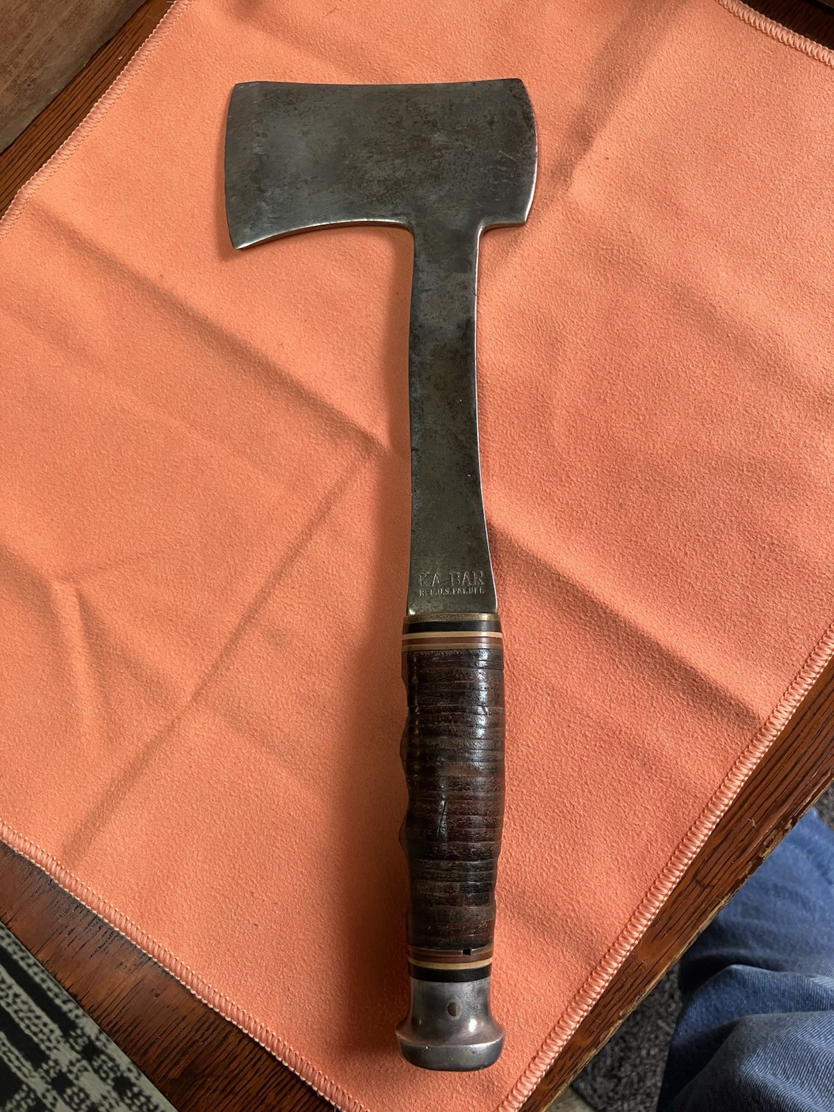 Vintage Ka-Bar Early model, Original Sheath, Vintage Ka-Bar Early model, Original Sheath,