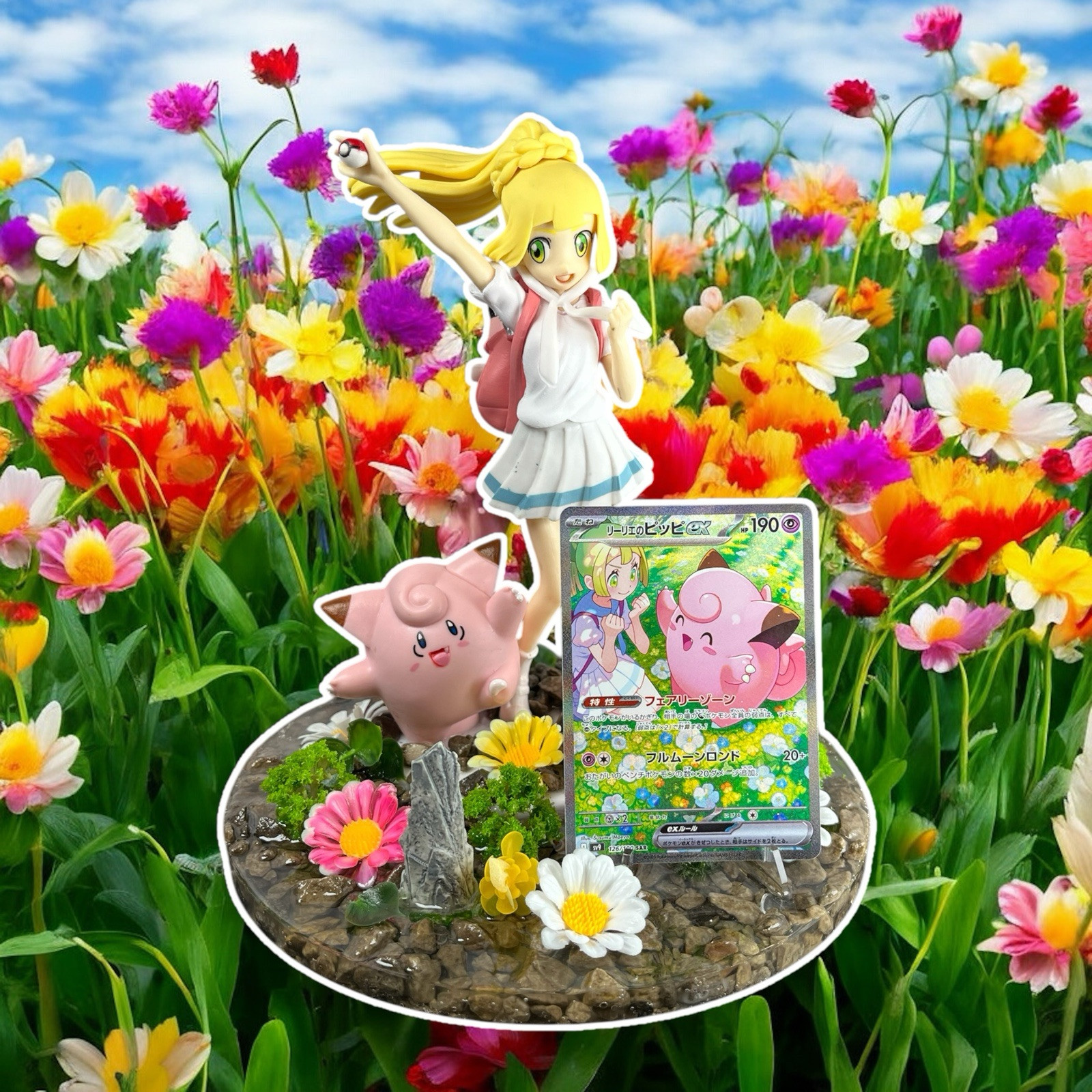 Lillie’s Clefairy Ex TCG Trainer Series Collector Card Holder - SIR 184/159