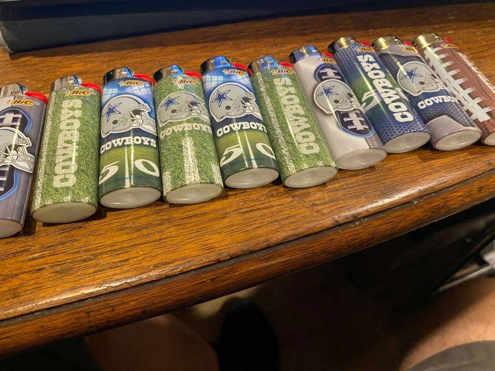 Lot of 10 BIC Dallas Cowboys Lighters Various Styles Lot of 10 BIC Dallas Cowboys Lighters Various Styles