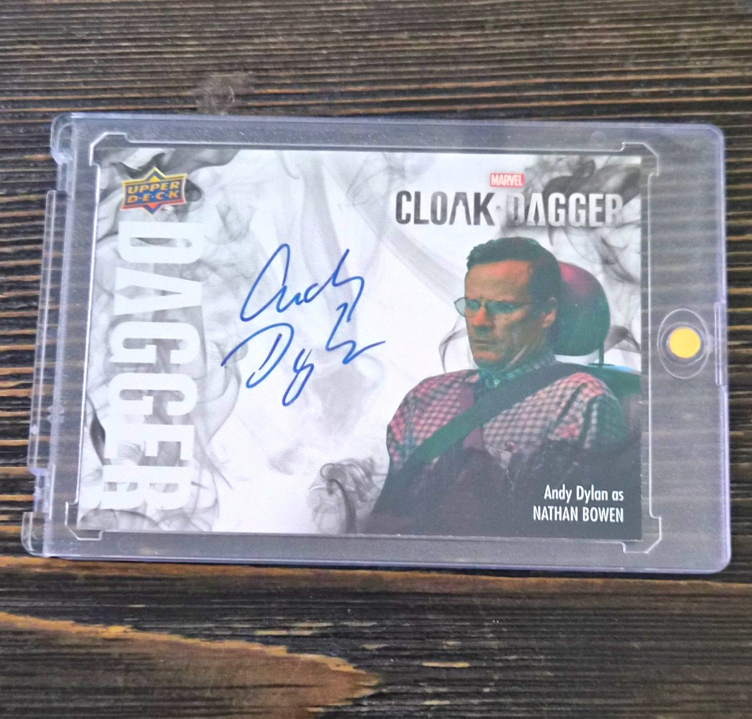 Upper Deck 2018 Marvel Cloak & Dagger Andy Dylan Nathan Bowen Auto Insert D-AB Upper Deck 2018 Marvel Cloak & Dagger Andy Dylan Nathan Bowen Auto Insert D-AB