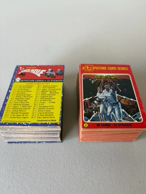 Vintage 1979 Topps Sci-Fi Trading Card COMPLETE BASE SET LOT - Black Hole & Buck Vintage 1979 Topps Sci-Fi Trading Card COMPLETE BASE SET LOT - Black Hole & Buck