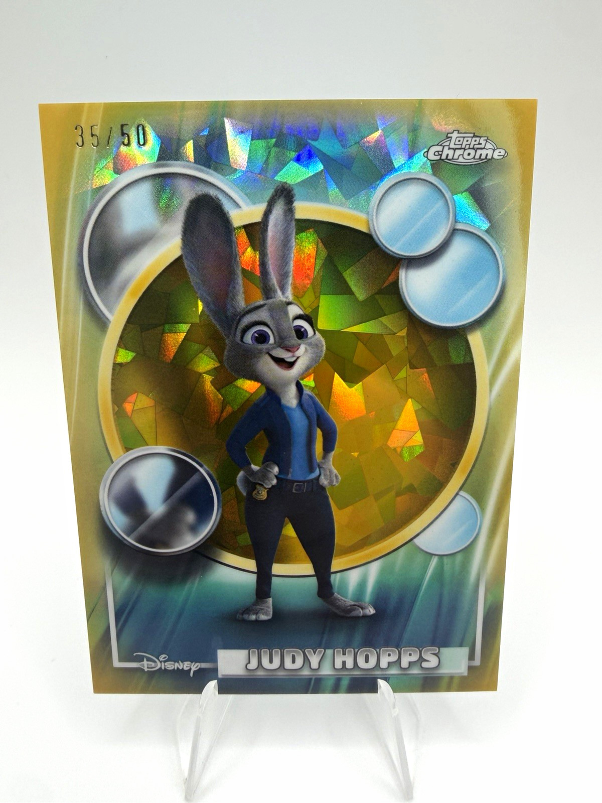 Topps 2026 Topps Chrome Disney Zootopia Judy Hopps #66 Serial Numbered /50 Topps 2026 Topps Chrome Disney Zootopia Judy Hopps #66 Serial Numbered /50