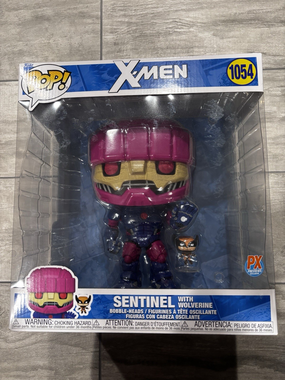 Funko Pop Marvel X-Men Sentinel w/Wolverine #1054 PX Previews Exclusive Funko Pop Marvel X-Men Sentinel w/Wolverine #1054 PX Previews Exclusive