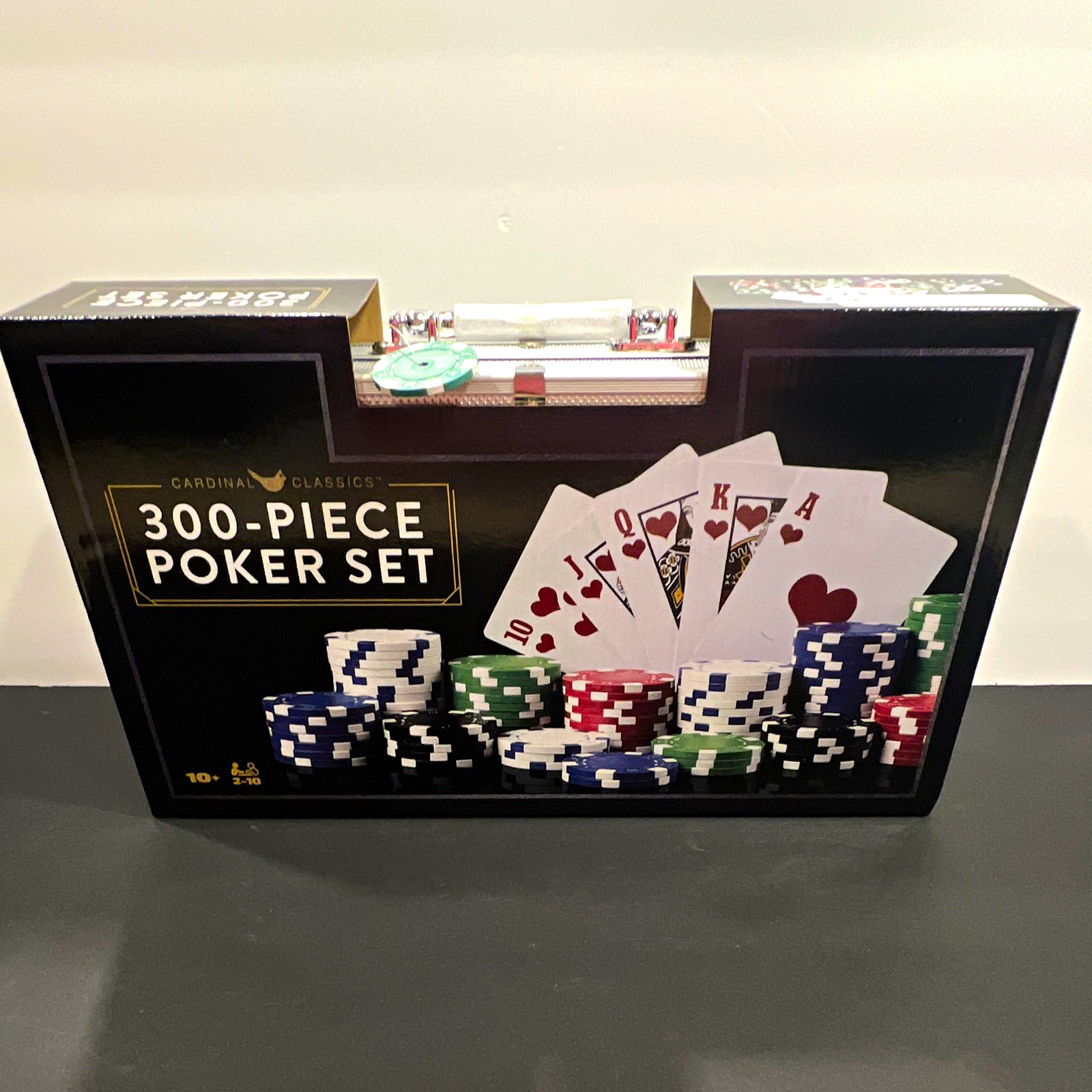 Cardinal Classics 300-Piece Poker Set w/ Aluminum Case, Chips, Cards, Dice Cardinal Classics 300-Piece Poker Set w/ Aluminum Case, Chips, Cards, Dice