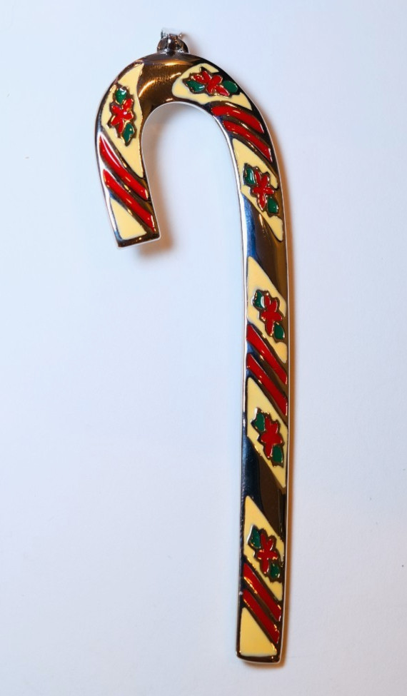 1981 Vintage Wallace Silversmiths Peppermint Candy Cane Solid Pewter 1981 Vintage Wallace Silversmiths Peppermint Candy Cane Solid Pewter