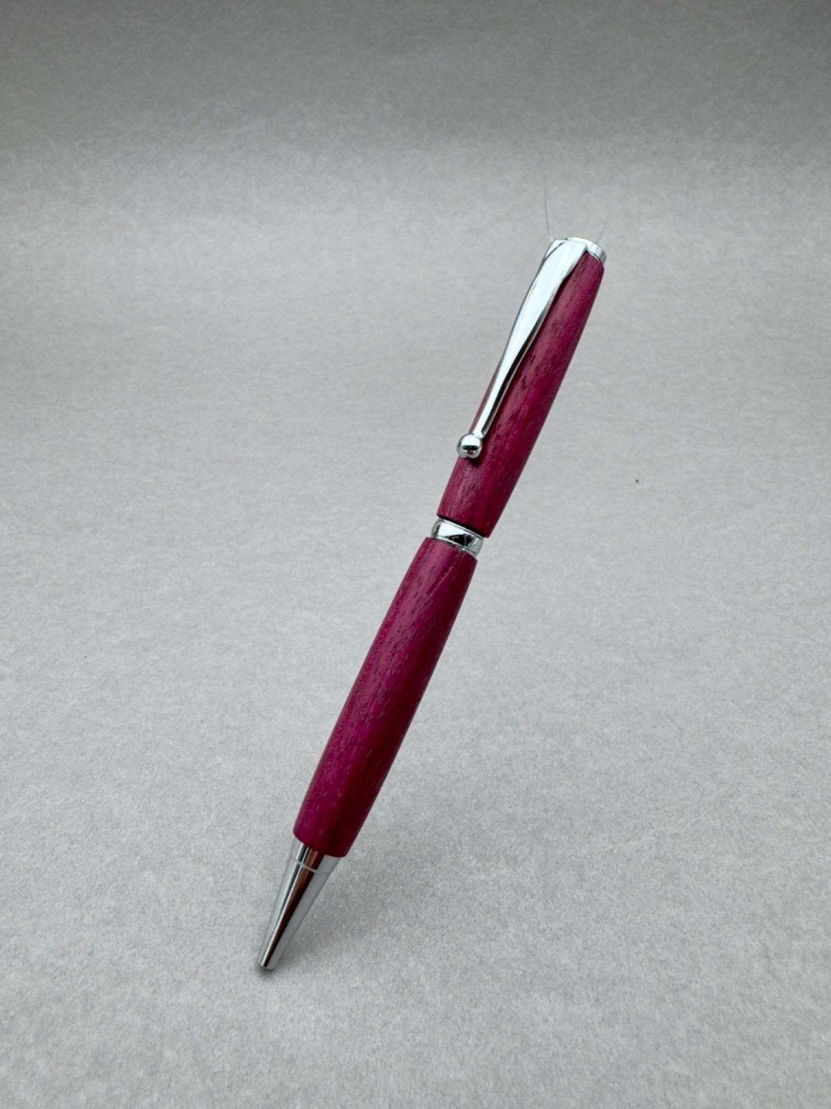 Hand Turned Purpleheart Wood Pen - Natural Exotic Purple Color - Unique Gift Hand Turned Purpleheart Wood Pen - Natural Exotic Purple Color - Unique Gift