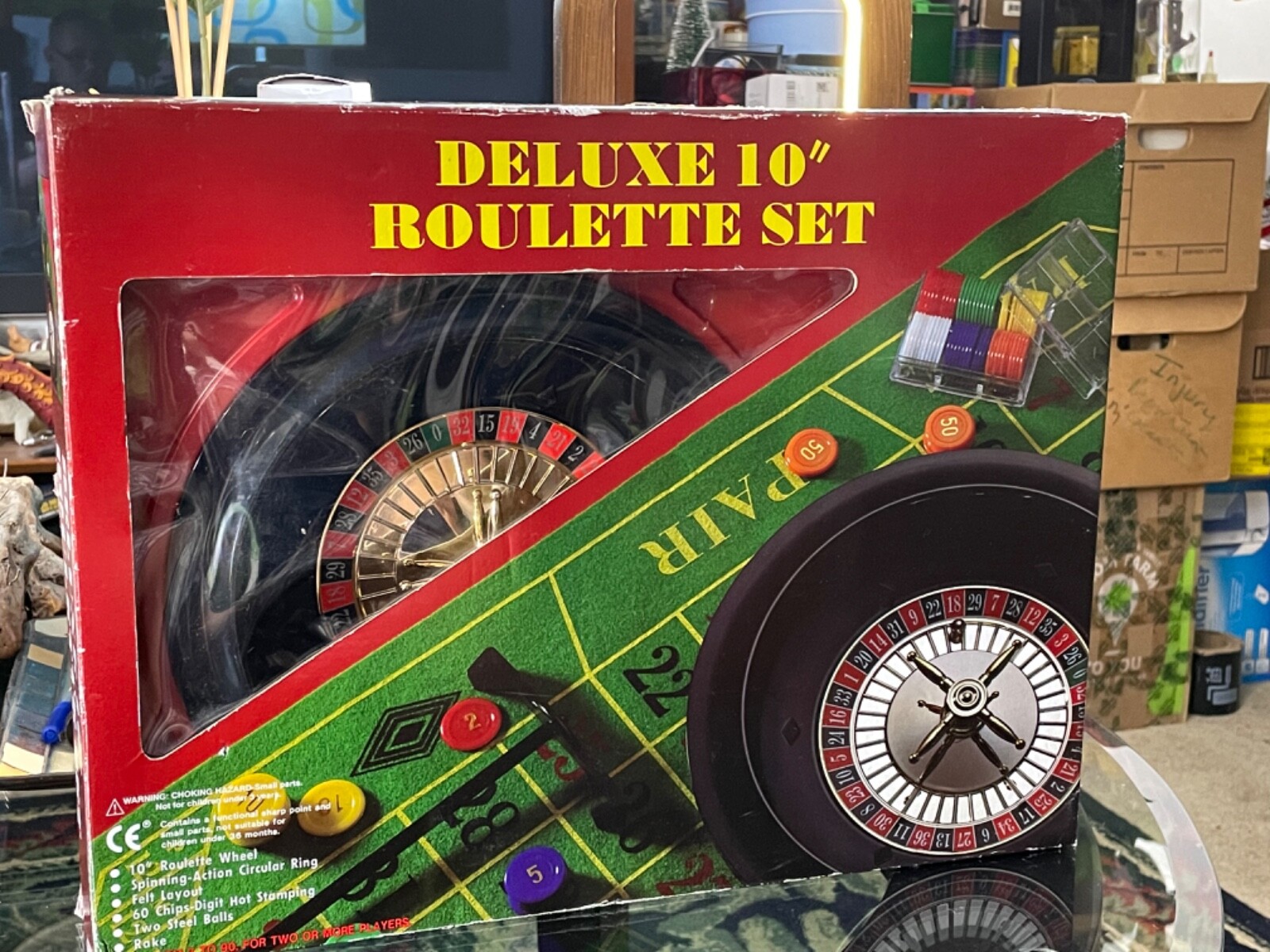 DELUXE 10" ROULETTE SET READ ALL INFO. BEFORE TO BUY IT DELUXE 10" ROULETTE SET READ ALL INFO. BEFORE TO BUY IT