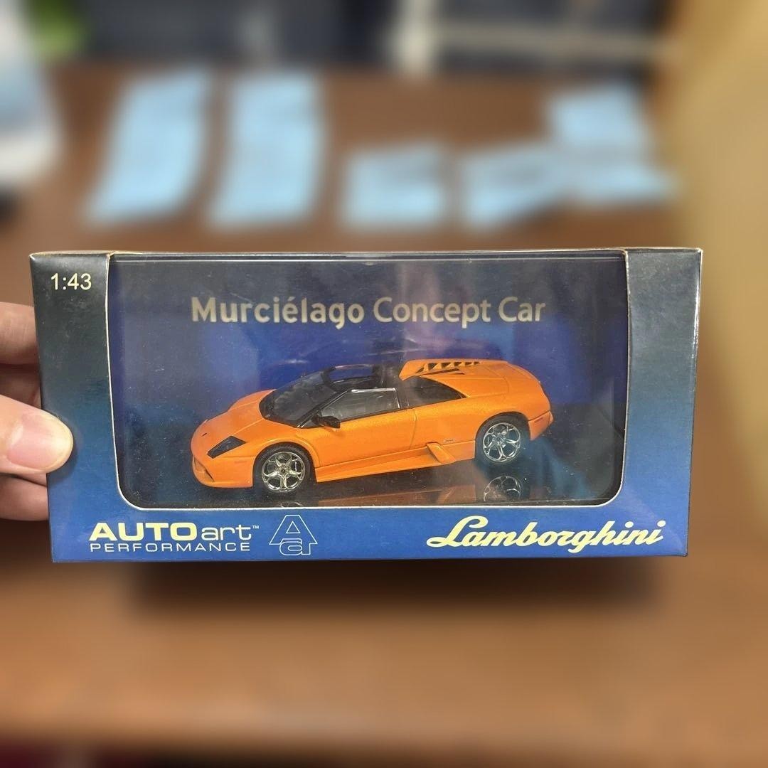 AUTOart Murciélago Concept Car 1:43 Scale Orange Diecast Model AUTOart Murciélago Concept Car 1:43 Scale Orange Diecast Model