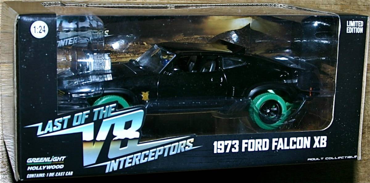 Greenlight Mad Max Interceptor 1/24 Green Machine Ford Falcon XB [Age 13+]