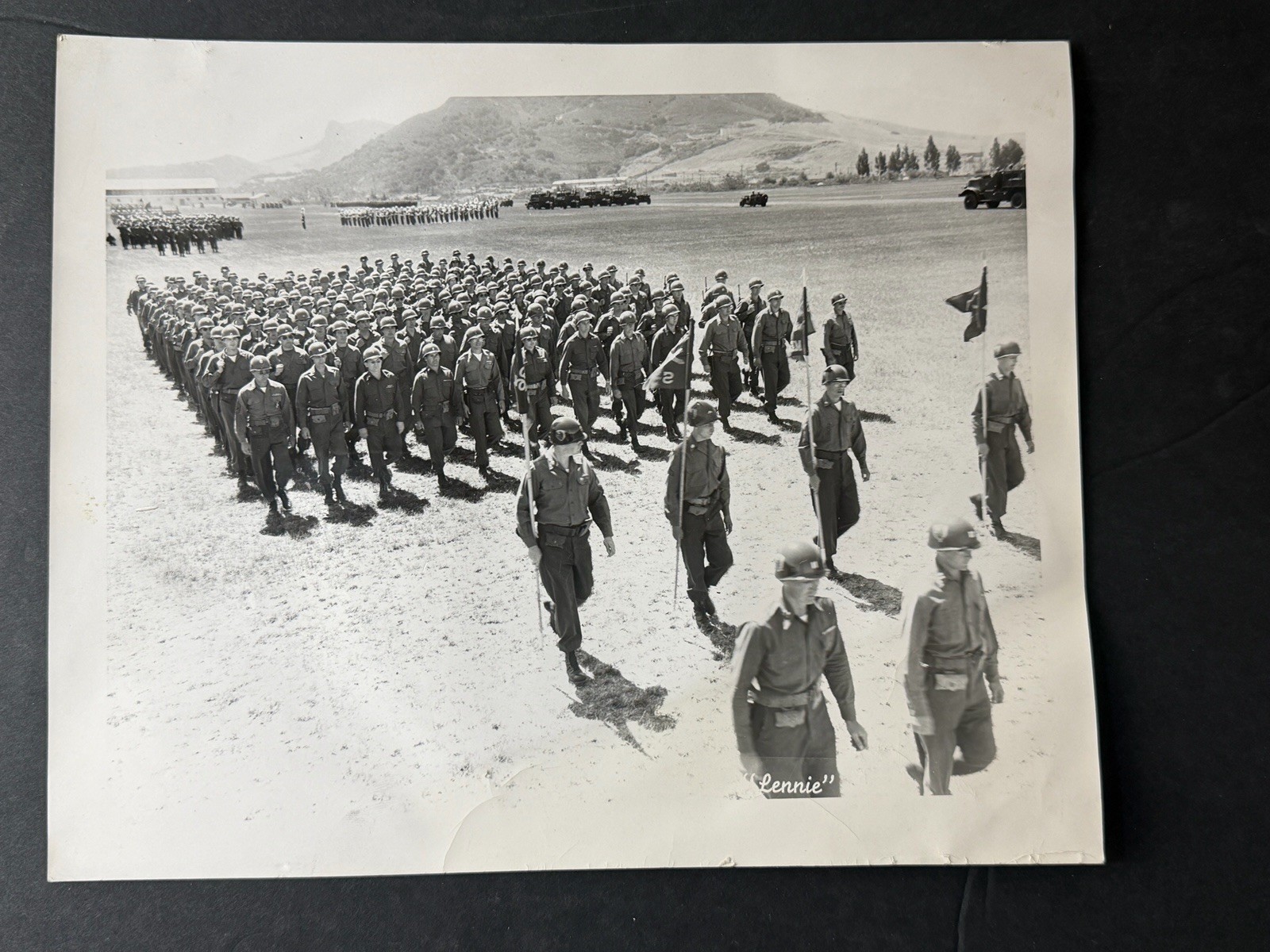 Vintage US Army Marching Soldiers Military Parade Photo Lennie Camp Vintage US Army Marching Soldiers Military Parade Photo Lennie Camp